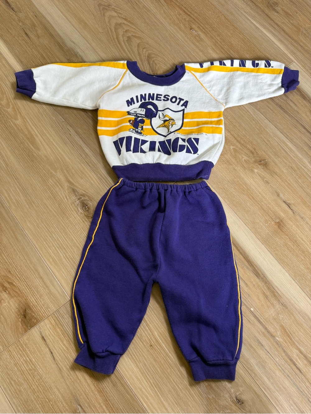 Vintage Minnesota Vikings Toddler Set
